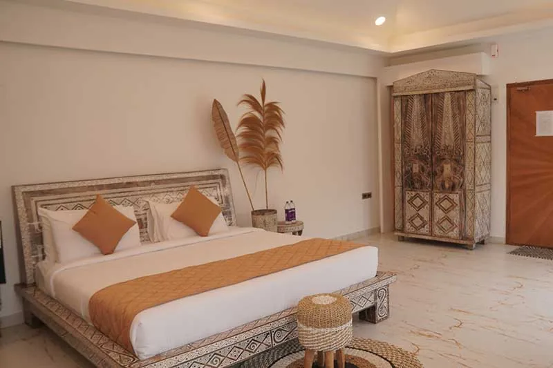 Bali themed resort villas and tropical architecture in Coimbatore at CSR Landmark