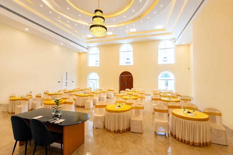 Spacious AC banquet hall in Coimbatore for weddings and corporate conferences