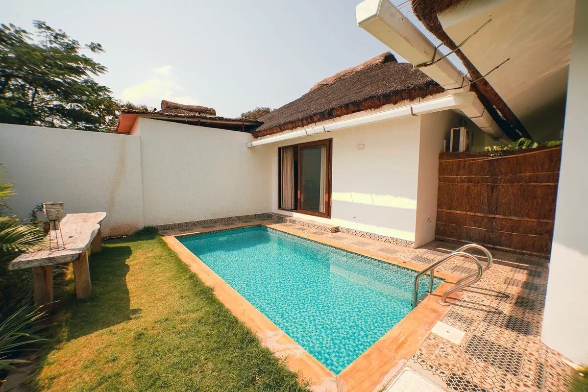 Serene green lawn view at CSR Landmark Resorts Coimbatore
