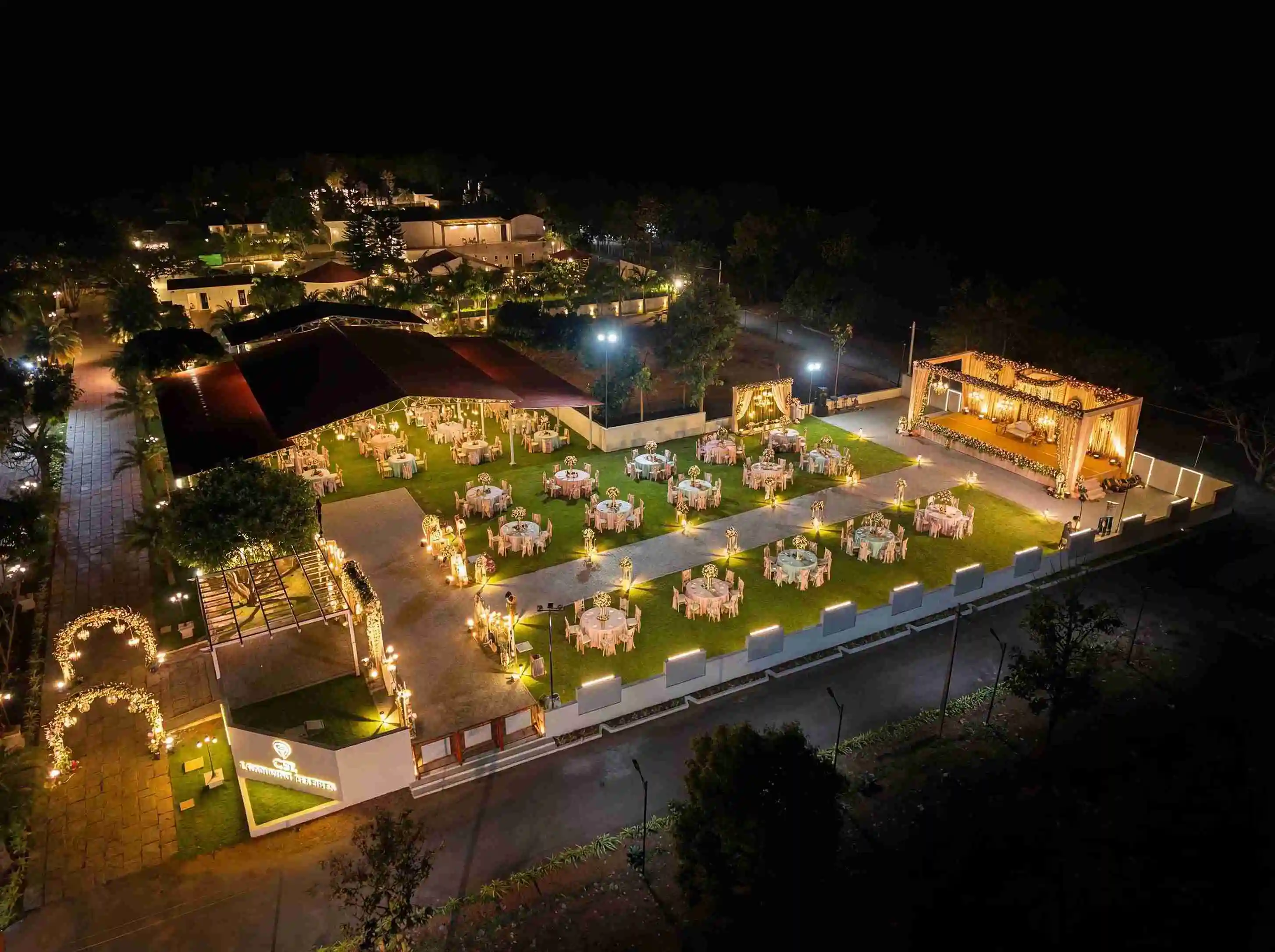 Outdoor wedding in Coimbatore